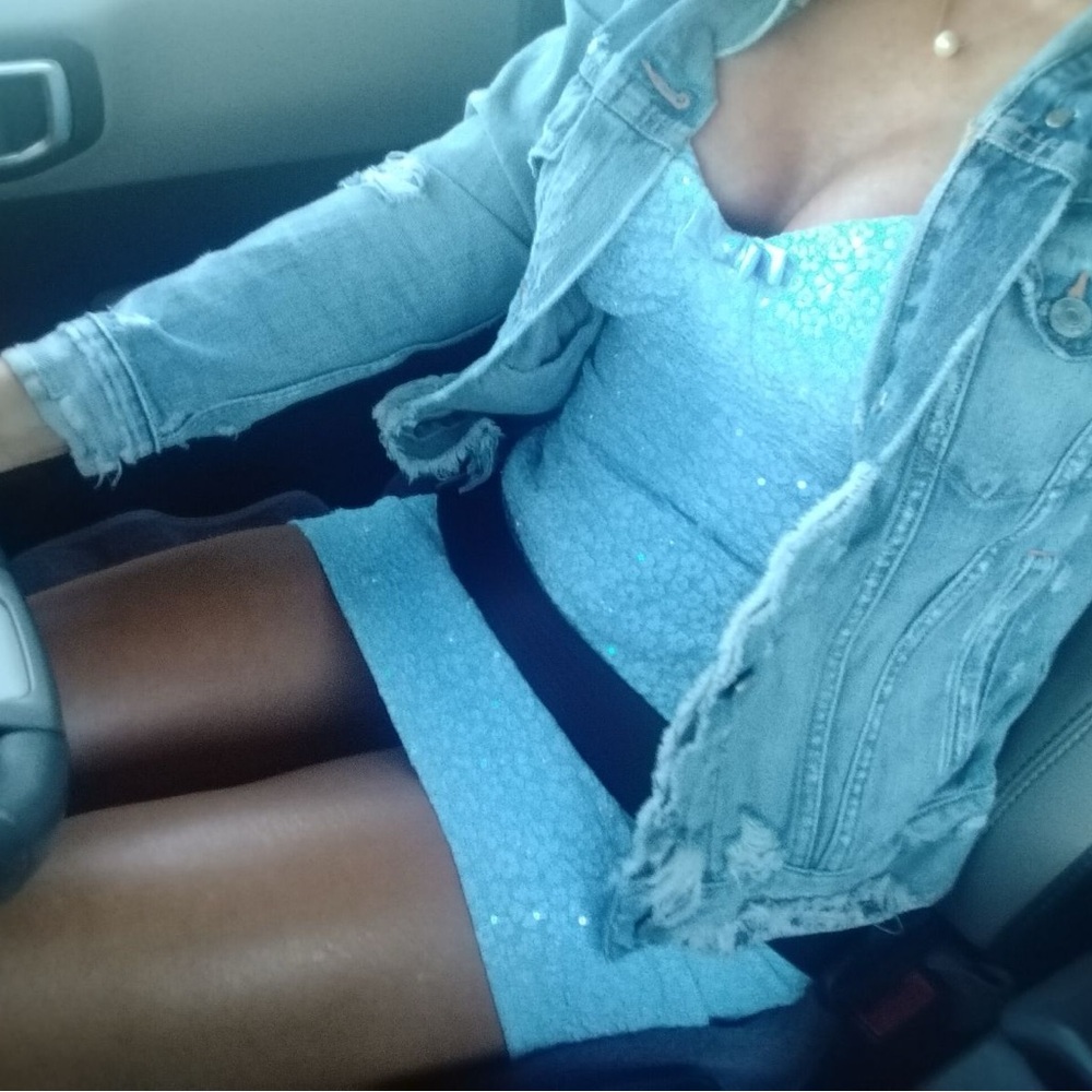 Baby Blue BEAUTIFUL Sequin Dress